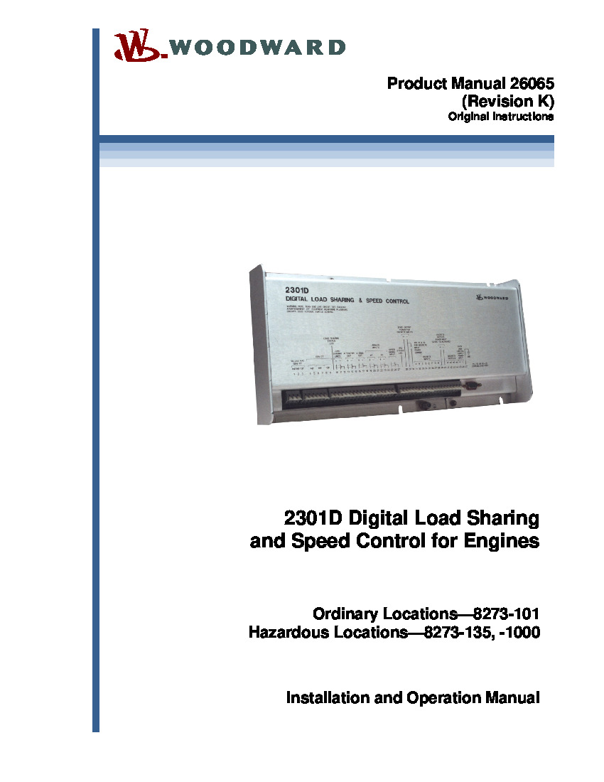 First Page Image of 2301D-DLSC Installation Manual 26065.pdf